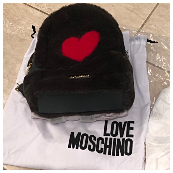 LOVE MOSCHINO FAUX FUR BACKPACK - Picture 6 of 7